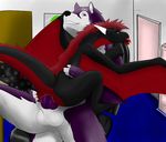  anal anthro anthro_on_feral bedroom bestiality canine caress chair dragon feral grope horn hybrid infinite interspecies knot male male/male mammal mane nitedragon penetration simple_background size_difference smile tongue tongue_out wings wolf wolfywetfurr 