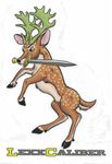  antlers cervine cheat deer determined hooves horn invalid_color invalid_color_(tan) invalid_tag mammal melee_weapon notch sheath spots sword text tuftear weapon 
