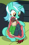  2015 anon badumsquish blue_eyes brown_hair clothing cutie_mark equine female friendship_is_magic green_eyes hair horn human inside internal lyra_heartstrings_(mlp) male mammal multicolored_hair my_little_pony sitting smile tatzlpony tatzlyra two_tone_hair unicorn vore white_hair yellow_eyes 