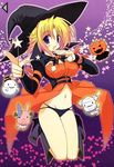  blonde_hair breasts bunny cute frankenstein&#039;s_monster frankenstein's_monster ghost halloween large_breasts lowres mouse mummy pumpkin purple_eyes sexy short_hair small_waist thong violet_eyes wand witch 