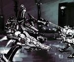  armored_core armored_core:_nine_breaker blade from_software gun mecha wasabikarasi weapon 