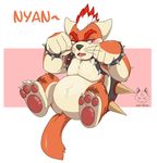  blush bowser bracelet cat collar feline hybrid jewelry kami-kitsune_(artist) koopa male mammal mario_bros meowser nintendo pawpads scalie solo spikes text video_games 