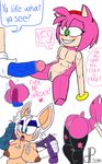  &lt;3 2015 amy_rose anthro balls bat big_breasts big_penis blush breasts butt clothed clothing cum distancedpsyche erection female flat_chested gloves green_eyes half-dressed handjob hedgehog mammal nipples open_mouth penetration penis pussy rouge_the_bat simple_background smile sonic_(series) sonic_the_hedgehog text thong tongue unfinished wings 