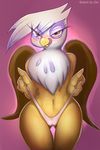  anthro avian camel_toe clothing female friendship_is_magic gilda_(mlp) gryphon looking_at_viewer my_little_pony panties solo underwear wings zev 