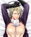  abs blonde_hair fire_emblem fire_emblem_if gloves male_focus marks_(fire_emblem_if) open_mouth red_eyes shirtless solo u_(lastcrime) 