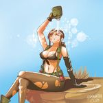  1girl bikini_top breasts large_breasts metal_gear metal_gear_(series) quiet_(metal_gear) 