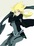  blonde_hair blue_eyes bodysuit brws cape long_hair mai_otome my-otome sara_gallagher 