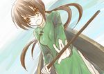  angry ao_dai axis_powers_hetalia bangs boat brown_eyes brown_hair long_hair oar open_mouth ponytail vietnam_(hetalia) vietnamese_clothes vietnamese_dress 