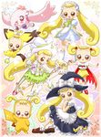  blonde_hair cosplay fairy gen_1_pokemon gen_2_pokemon kirisame_marisa kirisame_marisa_(cosplay) makihatayama_hana ojamajo_doremi ootani_ikue pao-chan pichu pichu_(cosplay) pikachu pikachu_(cosplay) pokemon pokemon_(creature) seiyuu_connection spiky-eared_pichu touhou yajip 