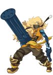  .hack//link 1boy blonde_hair gun long_hair male_focus official_art orgel_(.hack//) solo weapon 