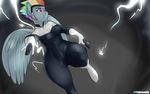  anthro anthrofied breasts friendship_is_magic hair mammal multicolored_hair my_little_pony penis rainbow_dash_(mlp) tsudamaku wide_hips wings 
