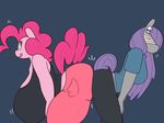  2015 anthro big_breasts big_butt breasts butt butt_bump duo earth_pony equine female friendship_is_magic horse huge_breasts huge_butt mammal maud_pie_(mlp) my_little_pony pinkie_pie_(mlp) pony somescrub 