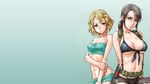  2girls bikini breasts metal_gear_(series) metal_gear_solid metal_gear_solid_peace_walker metal_gear_solid_v multiple_girls paz_ortega_andrade quiet_(metal_gear) scar size_comparison sjw_kazuya small_breasts swimsuit 