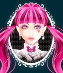  draculaura lips long_hair monster_high purple_eyes thick_lips twintails vampire 