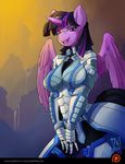  2015 anthro big_breasts breasts equine female friendship_is_magic horn mammal my_little_pony solo twilight_sparkle_(mlp) winged_unicorn wings zwitterkitsune 