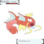  2015 alpha_channel cum drooling english_text feral huge_penis humanoid_penis magikarp male nintendo ookamicasha open_mouth penis pok&eacute;mon saliva simple_background solo text transparent_background vein video_games 
