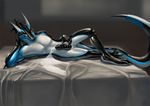  bulge canine knot latex_(artist) male mammal penis rubber_suit tight_suit 