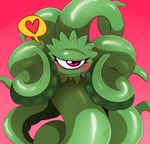  &lt;3 1_eye blush crossgender female gradient_background half_closed_eye marvel mouthless purple_eyes shuma-gorath simple_background solo speech_bubble sssonic2 tentacles 