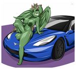  2015 balls barefoot big_balls big_breasts breasts car cutie_mark dickgirl equine fan_character feathered_wings feathers hair half-closed_eyes horn humanoid_feet intersex looking_at_viewer mammal my_little_pony navel nipples nude penis plantigrade sanders solo vehicle white_border winged_unicorn wings 