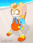  2015 abdominal_bulge anal anal_penetration anthro blush chao cheese_the_chao clothed_sex clothing cream_the_rabbit excito female from_behind implied lagomorph male mammal penetration rabbit sex sonic_(series) sweat 