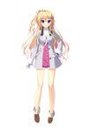  1girl ameto_yuki blonde_hair blue_eyes female full_body hooksoft konno_arisa looking_at_viewer official_art pure_x_connect smee solo standing transparent_background transparent_png 