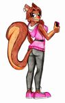  anthro clothed clothing mammal nayeli rodent roy-land solo squirrel traditional_media_(artwork) 