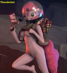  2015 3d anthro anthrofied areola big_breasts blue_eyes breasts butt cgi digital_media_(artwork) earth_pony equine female friendship_is_magic fur generalthunderbat hair horse mammal my_little_pony nipples nude pink_hair pinkie_pie_(mlp) pinup pony pose pussy smile solo video_games 