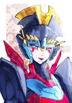  1girl autobot blue_eyes lipstick makeup mecha_girl transformers windblade windblade_(transformers) 