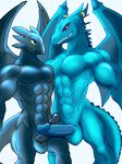  balls dark-moltres dragon duo green_eyes male penis red_eyes 