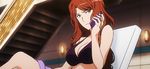  1girl animated animated_gif bikini cellphone drinking mugino_shizuri phone swimsuit to_aru_kagaku_no_railgun to_aru_majutsu_no_index 