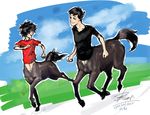  centaur daryabler duo equine human male mammal taur 