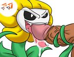  drooling fangs flower flowey_the_flower human male mammal oral penis plant saliva tongue tongue_out toto_(artist) undertale 