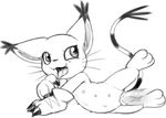  anthro barefoot cat clothing digimon disembodied_penis duo erection feline female gatomon gloves greyscale looking_away lying male male/female mammal mcsadat monochrome mostly_nude multi_nipple nipples on_side open_mouth penetration penis pussy saliva saliva_string solo_focus tight_fit tongue tongue_out vaginal vaginal_penetration vein veiny_penis 