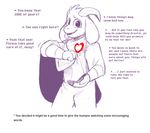  &lt;3 2015 anthro ask_blog asriel_dreemurr caprine clothed clothing duo english_text fatz_geronimo_(artist) fur goat hair horn long_ears looking_at_viewer mammal monster protagonist_(undertale) text tumblr undertale video_games white_fur 