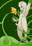  anthro asriel_dreemurr balls bdsm blush bondage bound caprine egging_(artist) erection flowey_the_flower fur goat horn long_ears male mammal monster nude penetration penis plant selfcest sex simple_background smile square_crossover undertale video_games white_fur 