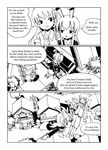  :o adrian_ferrer animal_ears bunny_ears comic english extra_ears flying frog_hair_ornament greyscale hair_ornament house index_finger_raised jacket kochiya_sanae long_hair long_sleeves monochrome multiple_girls outdoors outstretched_arms reisen_udongein_inaba snake_hair_ornament stairs touhou 