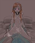  anna_(frozen) bed blush braid clothed_female_nude_female clothed_sex elsa_(frozen) female_pov fingering frozen_(disney) incest multiple_girls nude orange_hair pov pussy_juice siblings sisters sketch straddling sweat tin994 trembling twin_braids yuri 
