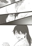  bai_lao_shu blush comic cum cum_in_pussy futa_with_female futanari heavy_breathing highres houshou_(kantai_collection) kantai_collection long_hair monochrome multiple_girls nagato_(kantai_collection) penis sex silent_comic towel 