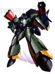  absurdres artist_request fire_bomber highres macross macross_7 mecha no_humans official_art production_art ray_lovelock scan science_fiction solo speaker traditional_media variable_fighter vf-17 