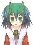  antennae bad_id bad_pixiv_id blush green_eyes green_hair open_mouth rarami solo touhou wriggle_nightbug 