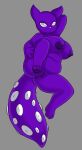 anthro anus big_breasts breasts butt chubby_anthro chubby_belly chubby_female female genitals phifo_(artist) presenting presenting_anus presenting_hindquarters presenting_pussy pussy rain_world slugcat_(rain_world) solo spear_tail spearmaster_(rain_world)