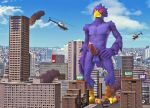 3d_(artwork) aircraft anthro avian balls beak bird bird_(petruz) building car city city_background city_destruction destruction digital_media_(artwork) erection falco_lombardi falcon falconid feathers feet fire genitals helicopter macro male mammal nintendo nude outside penis petruz_(copyright) size_difference solo source_filmmaker star_fox tail toes vehicle wings