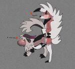 anthro duo female feral generation_7_pokemon lycanroc male male/female nintendo penetration pokemon pokemon_(species) sex vaginal