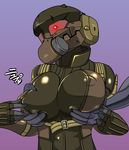  artist_request breast_grab breasts erect_nipples frogs_(mgs) grabbing groping haven_trooper huge_breasts joy_(artist) metal_gear metal_gear_(series) metal_gear_solid metal_gear_solid_4 translation_request 