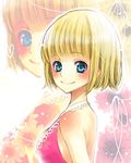  bad_id bad_pixiv_id blonde_hair blue_eyes blush lowres original shabon smile solo 