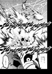  comic greyscale laser mansion monochrome no_humans oni touhou translated warugaki_(sk-ii) 