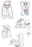  blue_eyes clothing female frisk_(undertale) human kayla-na male mammal penis protagonist_(undertale) sans_(undertale) undertale video_games 