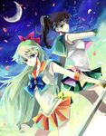  aino_minako back_bow bad_id bad_pixiv_id bishoujo_senshi_sailor_moon blonde_hair blue_eyes bow brown_hair choker crescent_moon elbow_gloves gloves green_eyes green_sailor_collar green_skirt inner_senshi kino_makoto long_hair magical_girl moon multiple_girls nako_(nonrain) oekaki orange_choker orange_sailor_collar orange_skirt petals pink_bow ponytail red_bow sailor_collar sailor_jupiter sailor_senshi sailor_senshi_uniform sailor_venus skirt sword weapon white_gloves 