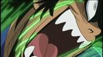  crazy crazy_eyes getter_ray getter_robo male_focus nagare_ryoma new_getter_robo screencap sharp_teeth solo teeth 