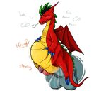  abdominal_bulge american_dragon:_jake_long anal anal_penetration anthro claws cum cum_inflation cummingjacks disney dragon excessive_cum hair huge_penis inflation jake_long male male/male penetration penis scalie sex simple_background size_difference western_dragon wings 